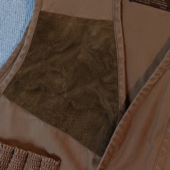 X-Caliber Vintage Sportsman Vest L Rust Brown Hunting Outdoors Pockets Holders - Picture 11 of 11